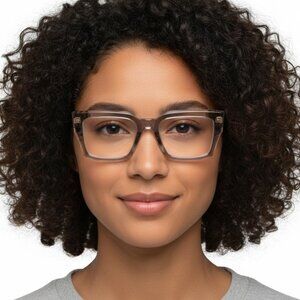 New Authentic  BALMAIN Formee Grey Square BPX 148C Glasses Women